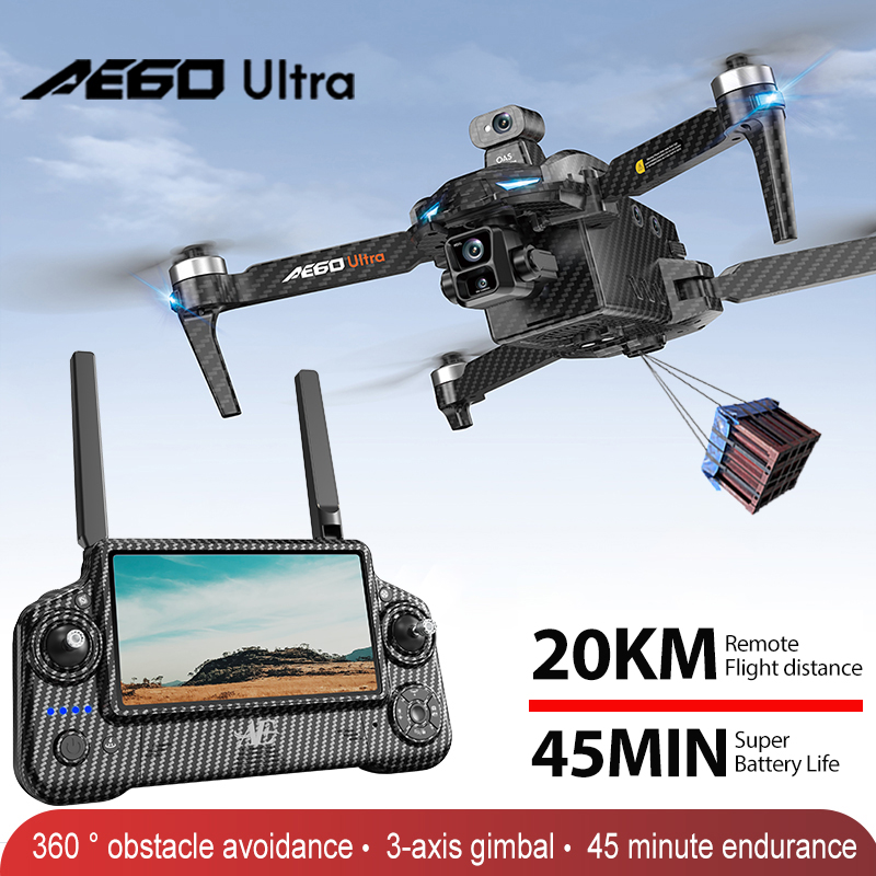 AE60 GPS Drone Professional 8K - Drone Kit Professional ulasan dan harga